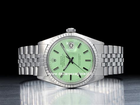 rolex datejust 1603 jubilee quadrante verde|rolex 1603 air king.